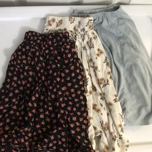 Brandy Melville skirts
